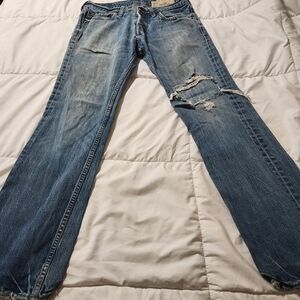 HOLISTER Distressed Blue Women's Jeans